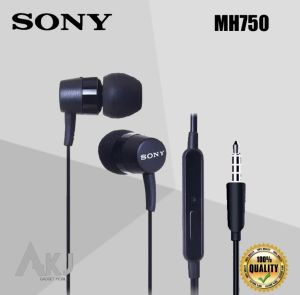 100% Original Sony MH750 in Ear earphone BASS Subwoofer xperia series earbuds for sony Z 1 2 3 xiaomi huawei samsung