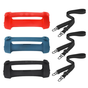 Slip Proof Protective Skin For FLIP 7 Wireless Speaker Shockproof Construction Easy Charging Port Access