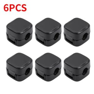 6Pcs Magnetic Cable Clips Self Adhesive Cord Holder Cable Management Winder Protector Desktop Tidy USB Charger Cable Holder