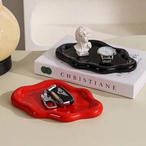 Modern Ceramic Accessory Display Dish With Cotton Packaging Stylish Bedroom Ideal Birthday Anniversary Gift