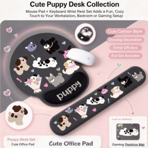 Cartoon Mouse Pad Cute Wrist Rest Mousepad Soft Keyboard Wrist Support Desk Mat Office Computer Laptop Accessories
