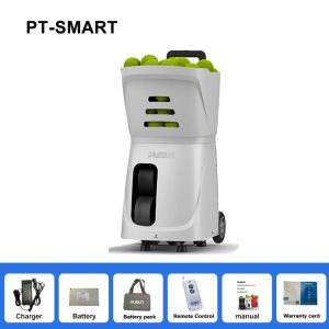 SG(Ready Stock)Pusun tennis ball machine PT-Smart APP Control Portable Tennis Ball Machine Sparring Machine Automatic Ball Machine