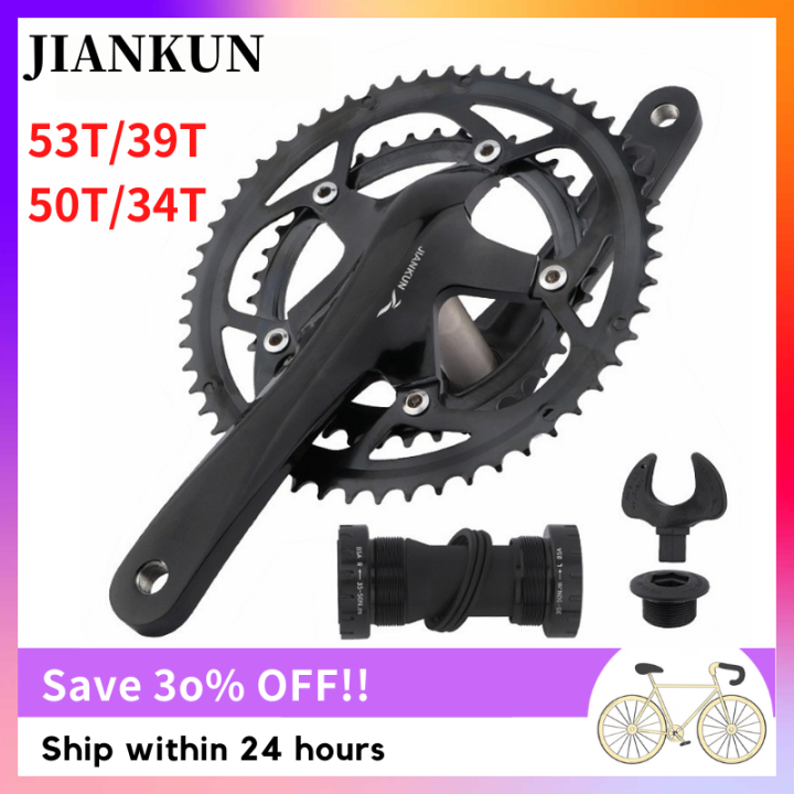 xe Đạp Đường trường 700c java veloce 16s... JIANKUN Tay Quay Xe Đạp Đường Trường Đĩa Đôi Rỗng 130BCD Tay Quay Xe ...