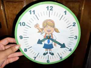Customized Wall Clock for kids activities