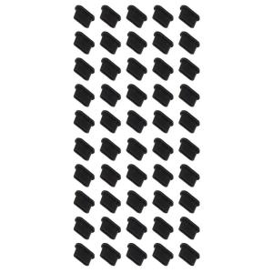 50Pcs Silicone USB C Dust Cover Type-C Dust Plugs Type C Anti Dust Caps Universal Phone Charging Port Protector Cover