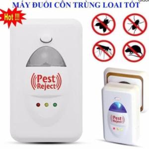 Máy Đuổi Côn Trùng Pest Reject – Sóng Siêu Âm Đuổi Chuột Gián Muỗi Ruồi Kiến – An Toàn Cho Bé