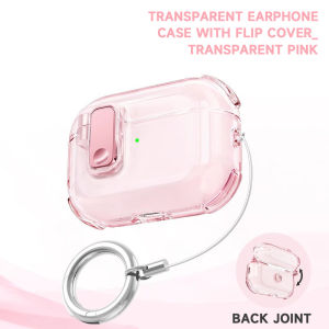 Automatic pop-up cover transparent shell Airpods4 protective cover suitable for airpods pro2 Bluetooth headset cover⚡PH deliveryIn stock⚡