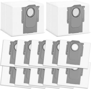 Replacement Dust Bags Compatible With Roborock Qrevo S Pro/Qrevo Edge 2/QV 35A/QV 35S Robot Vacuum Cleaner Spare Parts