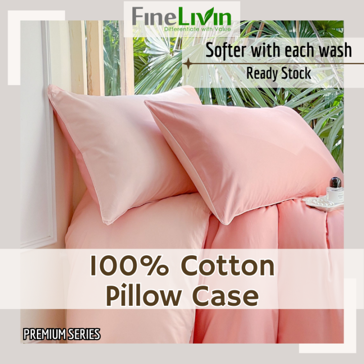 Finelivin Premium Design Pillow case Full Cotton Lazada Singapore