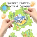 Toy Studio Mainan Puzzle Anak DIY Puzzle Track Car Mobil Elektrik Mainan Puzzle Track. 