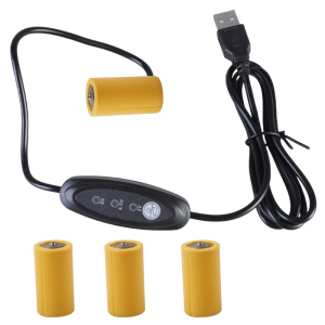 USB to 3V 4.5V 6V LR14 C Dummy Eliminate Cable for 2-4Pcs LR14 C for Toy Controllers Gas Water Heaters Torches