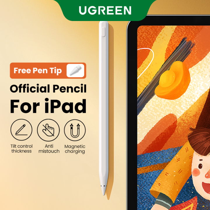 UGREEN Stylus Pen for iPad Apple Pencil Active Stylus Pen for iPad Air M2  2024 iPad mini 2021 iPad 2020 iPad 2021 2025 iPad Pro 2021 2020 2018 iPad 