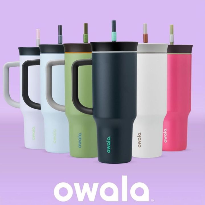 NEW Owala Stainless Steel Triple Layer Insulated Travel Tumbler with ...