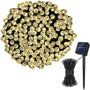 ✅100% Original Mixx 12M Solar Lights 100 LED 8 Modes Solar String Lights for Outdoor indoor Gardens