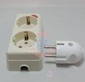 Stop Kontak Socket Stop Kontak Colokan 2,3,4 Lubang + Steker Arde Bulat. 