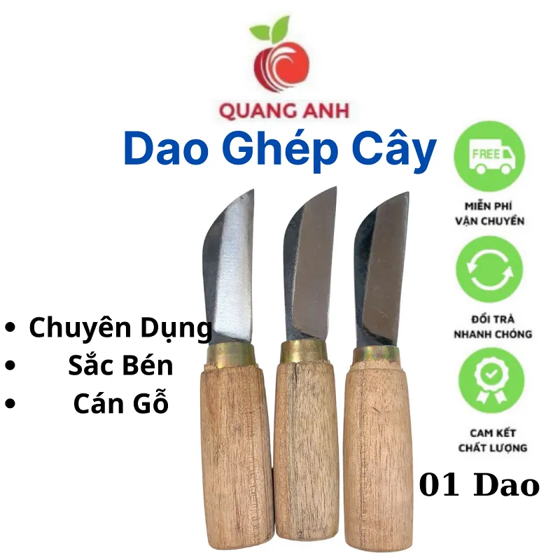 Dao làm cỏ phát bãi chặt cây cán gỗ +cán thép sắc bén tiện dụng cho nhà  nông