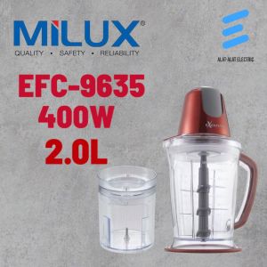 EXENTIAL CHOPPER EFC-9635 with 3 CHOPPING BLADE 2.0Litre (WARRANTY BY MILUX MALAYSIA)