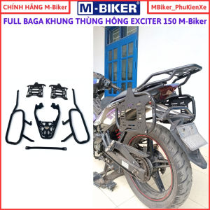 Thùng nhôm exciter155 exciter150 Thùng xe exciter thùng nhôm gắn baga xe máy_ MBiker