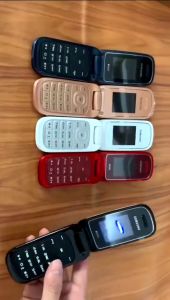 Original Samsung E1272  Flip Phone Keypad Phone GSM 2G Keypad Cellphone Button Dual SIM Basic Phone