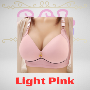 Bra Women Plus Size Wireless 36-46 Cup BC Korea Design Baju Dalam Wanita Tanpa Besi