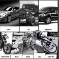 JACK HOME 16 silinder 12V Paket kompresor Mini Power Listrik 12v kompresor mini Plus adaptor 16 silinder pompa Ban mobil. 
