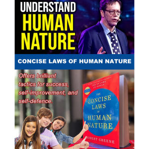 ✨Laws Of Human Nature✨The Simple Laws Of Human Nature 人类天性的简明法则书籍/Human Behavior Guidelines For TodayS Nature/Easy To Understand/The Concise Laws Of Human Nature