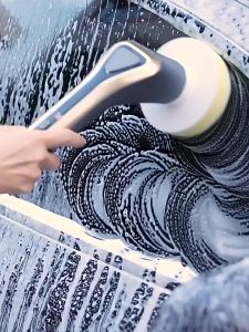 Wireless Electric Cleaning Brush - Extendable Scrubber with 7 Replaceable Brush Heads for Kitchen Dishwashing & Home Cleaning
