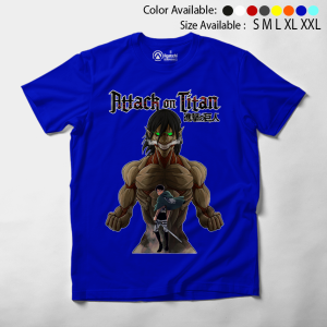 Baju Anak / Kaos Atasan Anak Laki Laki - Anime Attack On Titan - Karakter Eren