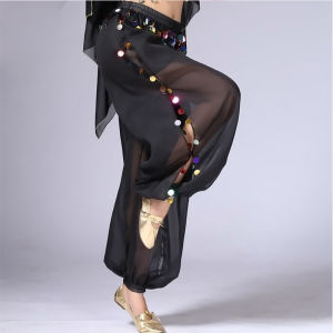 Women Belly Dance Costume Long Trousers Bloomers Bellydance Tribal Pants India Bollywood Oriental Egypt Dancewear