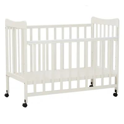 Furniture Direct ELLA 120x60cm Solid Wood Baby Cot-White