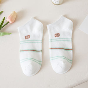 FSKS107 Kaos Kaki Wanita Motif Ice Cream Kaos Kaki Fashion Kekinian Kaos Kaki Pendek