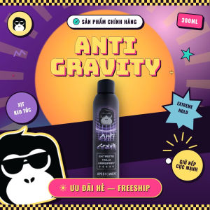 Gôm xịt tóc Apestomen Anti Gravity Extreme Hold Spray 300ml