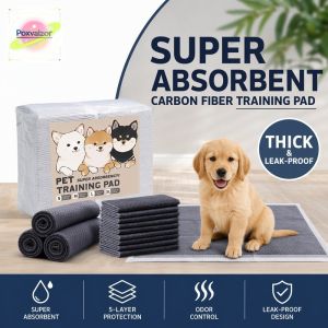 Bamboo Charcoal Pet Training Pads Super Absorbent Leakproof Deodorant Dog Cat Pee Pads For Pets