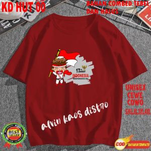 Atasan Hut RI 80 Kaos Terlaris 17 Agustus 1945 Kemerdekaan Indonesia Kaos Merah Putih Hitam Kaos Cewek Cowok Anak