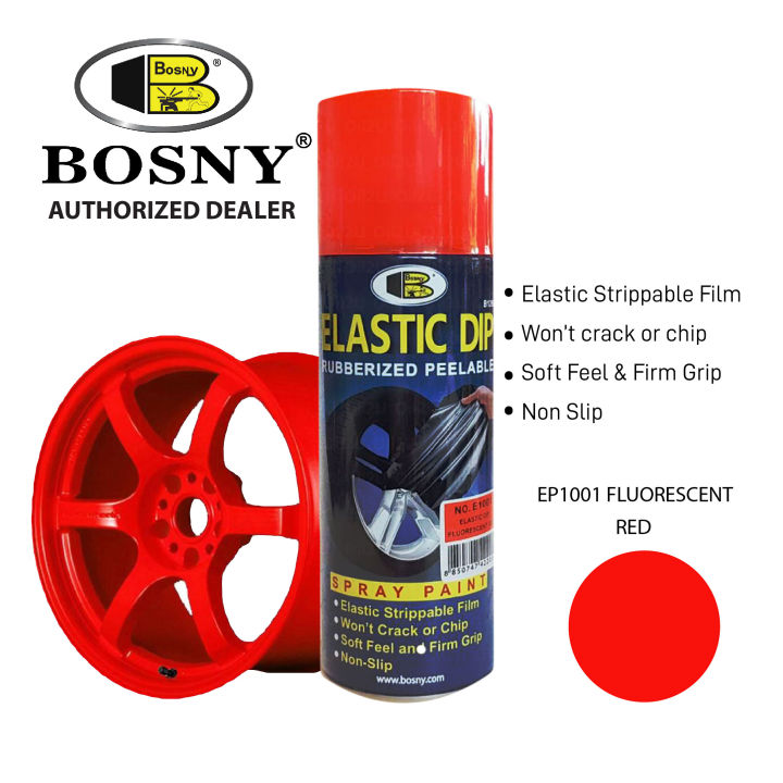 Bosny Elastic Dip Rubber Coating Peelable Spray Paint Fluorescent