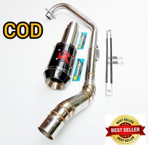 Knalpot Racing AKRAPOVIC lorenzo carbon full system for mtr 150cc