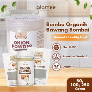 ALAMEE Bawang Bombay Bubuk Onion Powder Ground Spice Bumbu Bombai Dapur Organik Tanpa Campuran
