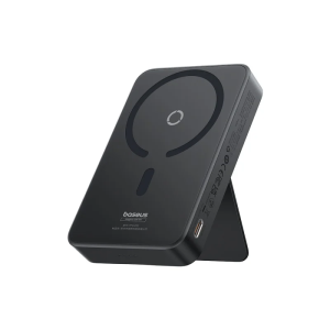 Baseus 5000mAh sạc dự phòng không dây sạc nhanh macsafe Ốp tích hợp pin dự phòng điện thoại chân đế iPhone 15 14 13 12 11 Pro Max