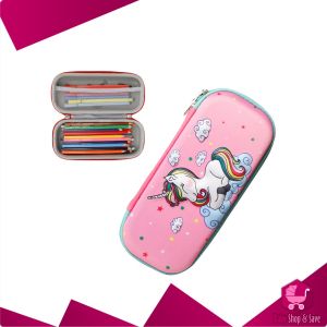BabyShop-A39 Kotak Pensil 3D Karakter Timbul Tempat Pensil Anak Sekolah TK / Tempat Penyimpanan Alat