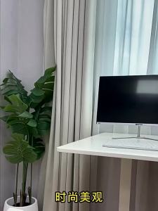 Cream Style Dining Table Movable Stone Plate Folding Small for 4 People and 6 People Multi-Functional Storage Sideboard Cabinet Integrated Rectangular Table