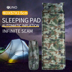 183x57x2.5cm Inflatable Cushion Camping Mat Sleeping Pad Air Mattress Pillow Bed Outdoor Camping Picnic Automatic Inflatable Cushion Moistureproof