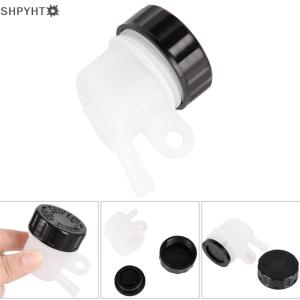 SHPYHT✨ Motorcycle Foot Rear Brake Master Cylinder Tank Oil Cup Fluid Bottle Reservoir
