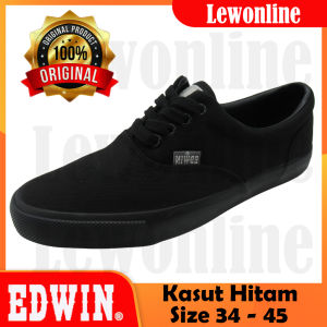 Edwin EW2239 Kasut Sekolah Hitam Black School Shoe 黑色校鞋