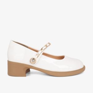 HCM - Giày Cao Gót Hạnh Dung Quai Xích Dán HD11134AV