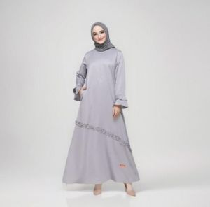 New Nibras Gamis Muslimah NBS 02 BAHAN JAQUARD Premium