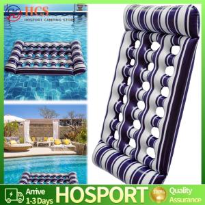 【HCS】สระว่ายน้ำลอยเปลญวนพกพาน้ำพองเตียงนอนเตียงนอนพับได้แบบพับได้