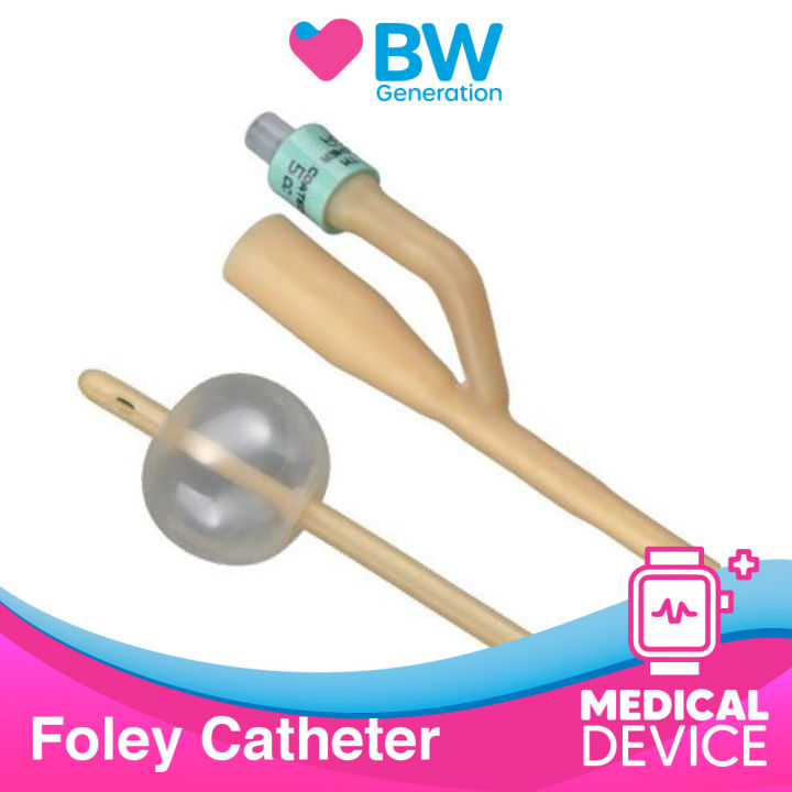 Foley Catheter Bardia, Silicone-Elastomer Coated 2 Way (10ml Balloon ...