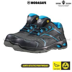 Modasafe M-2531Anti-static Low Cut 4.5" Laces-Up Safety Shoes (Sirim&Dosh)| Kasut Safety | Safety Sneakers (ESD)