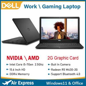 Dell Laptop Original Intel Core i5/i7 7th 8th Gen 15.6 inch HD Screen 480G SSD Students Office Business Gaming laptop