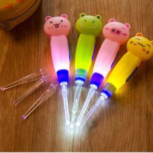 MEGASARI /COD / KOREK KUPING Pembersih Kuping KARAKTER LED NYALA/ PERLENGKAPAN KECIL PERAWATAN TELINGA / KESEHATAN DAN KEBERSIHAN TELINGA